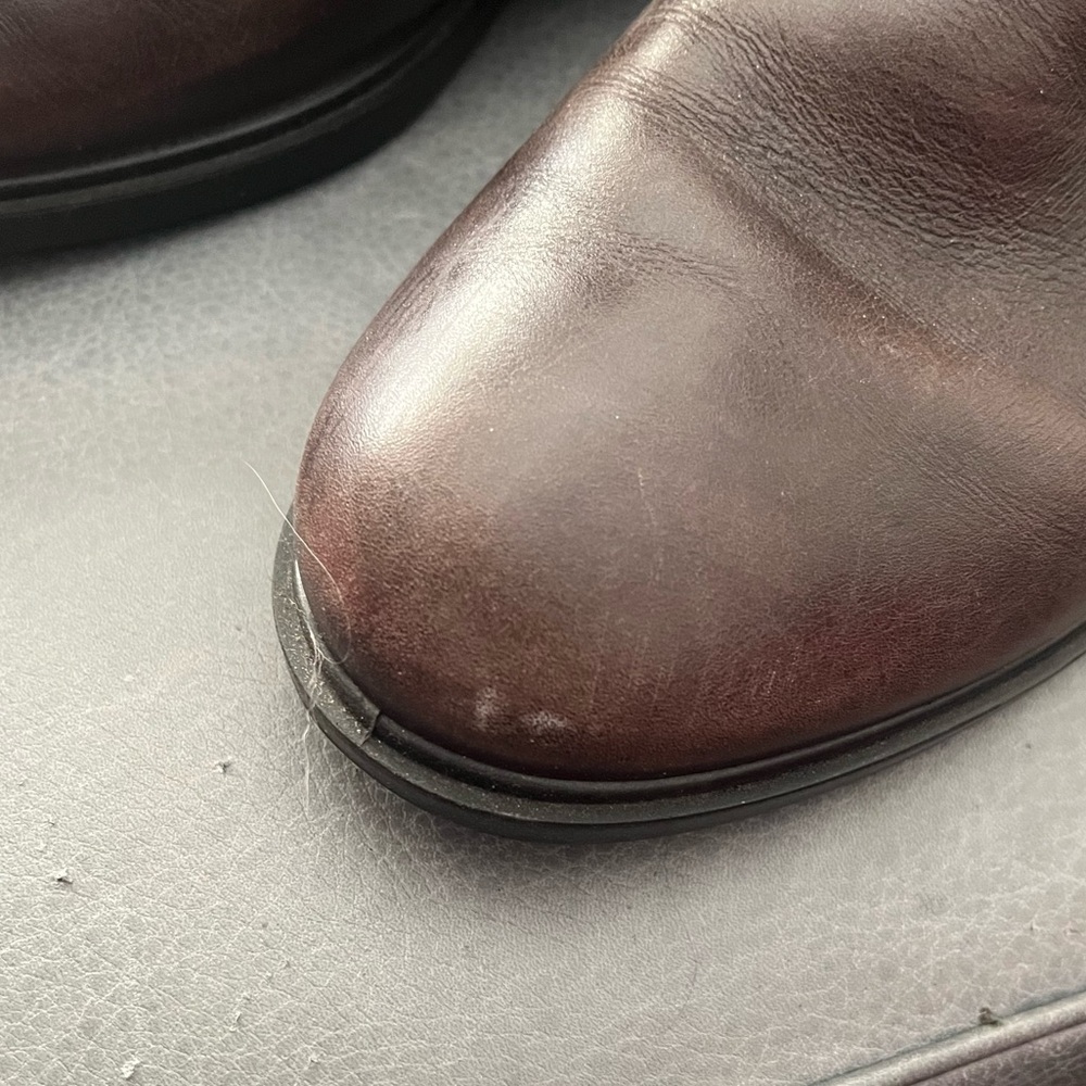ECCO Touch 15 Brown Leather Ankle Boots - Picture 3 of 12